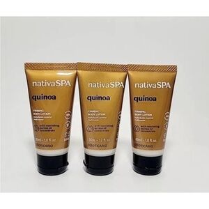 Nativaspa Nativa Spa Quinoa Firming Body Lotion 1 fl Oz 30 Ml Each Lot 3 Sealed